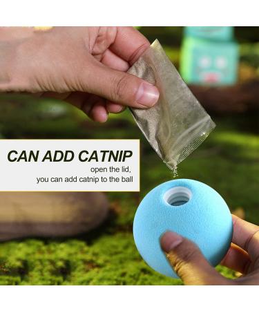 PUPPBUDD 3 Cat Toys Set - Interactive Electric Balls with Catnip & Sound | Fun Play for Cats - 3 Pieces - Buy Online on SooperMarket.com
