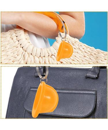 IMIKEYA Construction Hat Keychain 6pcs Mini Helmet Key Rings Safety Helmets Hard Hats Pendant Charms Construction Party Favors Yellow - Buy Online on SooperMarket.com
