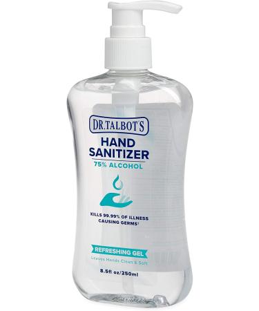 Dr. Talbot's Refreshing Gel Hand Sanitizer Pump, Fragrance Free, 8.5 fl oz - Pack of 1 - Buy Online on SooperMarket.com