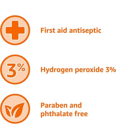 Amazon Basics Hydrogen Peroxide Topical Solution USP 32 fl oz - 1 Pack - Buy Online on SooperMarket.com