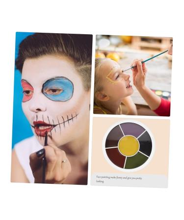 Angoily Halloween Face Paint Palette - Professional Quality Makeup Kit for Adults & Kids - Oil-Based Face Painting Set for Spooky Art - Buy Online on SooperMarket.com