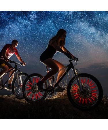 Inheming 48 PCS Bike Spoke Reflectors - Decorative Wheel Wraps for Kids Road & Mountain Bikes - Buy Online on SooperMarket.com