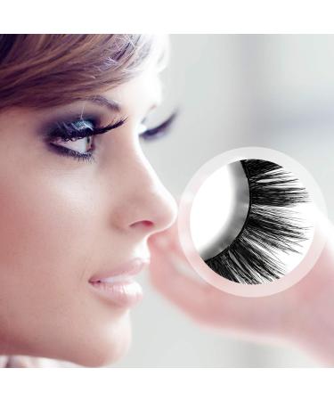 Buy 4 Pairs of 3D False Eyelashes - Reusable Natural Eyelashes Set (G106) | International Shipping - Buy Online on SooperMarket.com