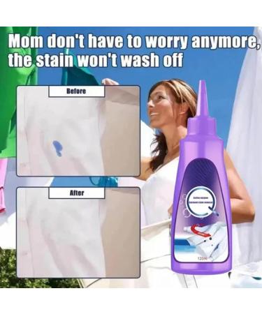 Symmetry Stain Remover | Graceiful Active Enzyme Laundry Stain Remover - Purple Bottle 2PCS | Best Stain Solution for White Shirts - Buy Online on SooperMarket.com