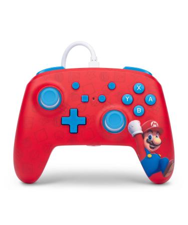 PowerA Enhanced Wired Controller for Nintendo Switch - Woo-hoo! Mario Mario Woo-hoo!