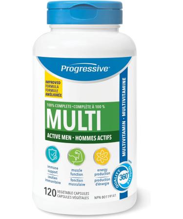 Progressive Vegegreens Blueberry Medley Flavour 530 g Anti-Inflammatory plus Liver & Digestion Support & Multivitamin for Active Men 120 Count With Ashwagandha & Siberian Ginseng - Buy Online on SooperMarket.com