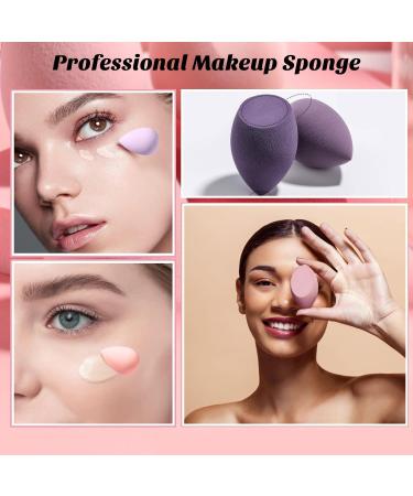 14Pcs Makeup Sponge Set Beauty Blender with Organizer Includes 2 Pieces of Triangle Loose Powder Puff 2 Pieces of Mini Triangle Loose Powder Puff 3 Pieces of Mini Airbrush Puff 4 Pieces of Beauty Eggs and 3 Pieces of Mini Beauty Eggs (brown) - Buy Online on SooperMarket.com