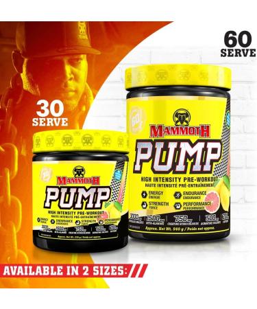 Mammoth Pump (Pink Lemonade 30) Pink Lemonade 1 Count (Pack of 1) - Buy Online on SooperMarket.com
