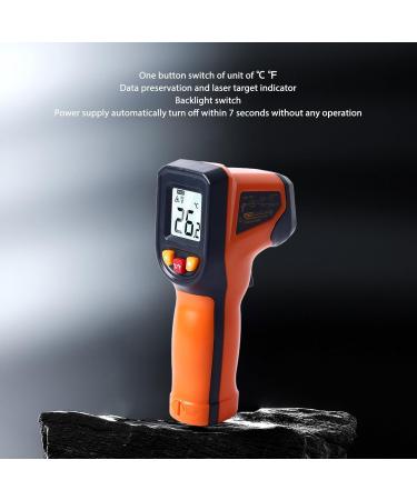Non-Contact Infrared Thermometer for Cooking | Laser Food Temperature Pistol -50 to 600 ( 58 to 1112 ) - Ideal for Accurate Temperature Measurements - Buy Online on SooperMarket.com