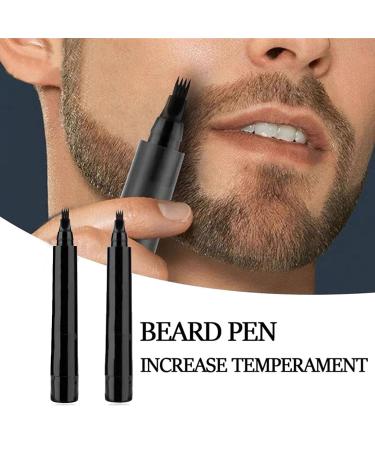 Natural Beard Filler Pencil Set - Long-Lasting Waterproof & Fashionable Beard Styling Tool for Perfect Hair & Eyebrow Definition - Buy Online on SooperMarket.com