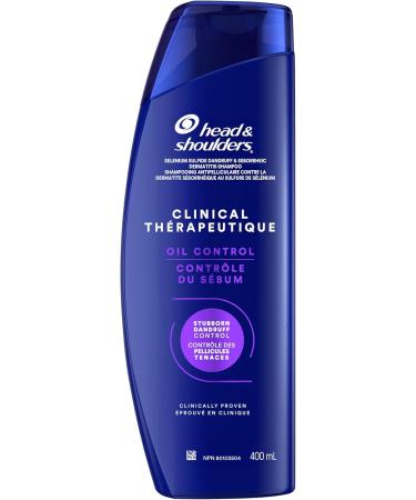 Head & Shoulders Clinical Oil Control Shampoo for Stubborn Dandruff 400 mL Strength Dandruff Defense + Advanced Oil Control - Buy Online on SooperMarket.com