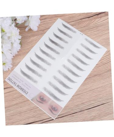 Hemoton 2pcs 3d Eyebrow Stickers Artificial Eyebrow Imitation Eyebrow - Buy Online on SooperMarket.com