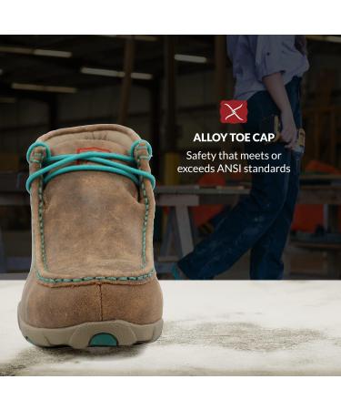 Twisted X Women's Leather Slip-On Driving Shoes - 6.5 Bomber & Turquoise - Buy Online on SooperMarket.com