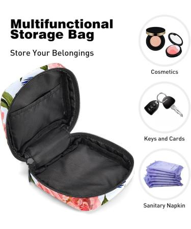 Anna Cowper Flower Sanitary Napkin Storage Bag Feminine Menstrual Cup Pouches Nursing Pad Holder Tampon Bags Portable Period Bag for Women Teen Girls 1Pcs Multi-colored 3 - Buy Online on SooperMarket.com