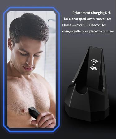 MANSCAPED 4.0 Charger Dock with AC Adapter - Wireless Charging Stand for Electric Groin Hair Trimmer - Buy Online on SooperMarket.com