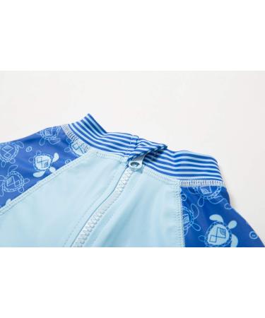 BONVERANO Baby Boys Swimsuit/Sunsuit UPF 50+ with Sun Hat | 6 Months | Sun Protection One Piece Swimwear | See Turtle Design - Buy Online on SooperMarket.com