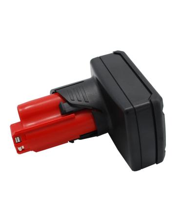 4000mAh Replacement Battery Compatible with Milwaukee 48112440 48-11-2440 4932352664 M12 CH-202C M12 CH-602X M12 CHZ M12 CHZ-0 M12 CHZ-402C M12 CHZ-602X M12 CID M12 CID-0