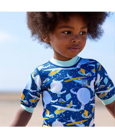 Splash About Happy Nappy Wetsuit & Reusable Swim Nappy - Up in the Air - 12-24 Months - Buy Online on SooperMarket.com