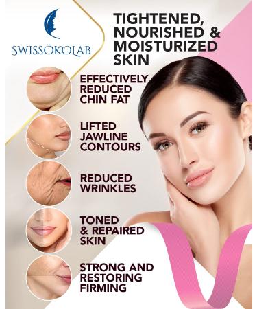 Double Chin Reducer V Line Lifting Mask + Slimming Face Strap | Contour & Tighten Chin V Up | Reusable Bandage Patch - Buy Online on SooperMarket.com
