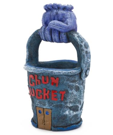 Penn-Plax Spongebob Squarepants Officially Licensed Aquarium Ornament  The Chum Bucket  Medium