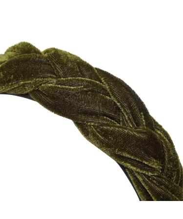 Glamlily 4 Pack Velvet Braided Headbands for Women - Wide Non-Slip Padded Hair Accessories (4 Colors) - Buy Online on SooperMarket.com