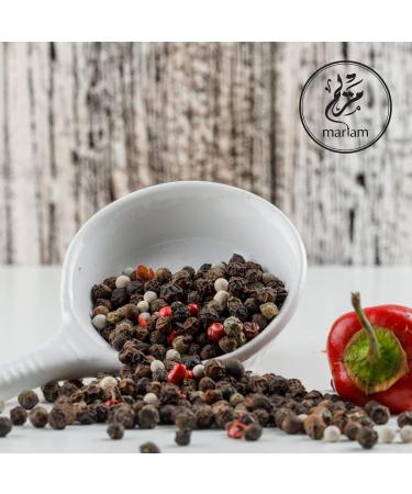 Organic Mixed Peppercorns 190g Whole Dried - MariamPantry Resealable Bag | 190g - Buy Online on SooperMarket.com