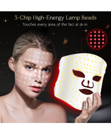 Red Light for Face 7 Colors LED Face Light Portable Red Face Light at-Home Use Black M1 Cp - Buy Online on SooperMarket.com