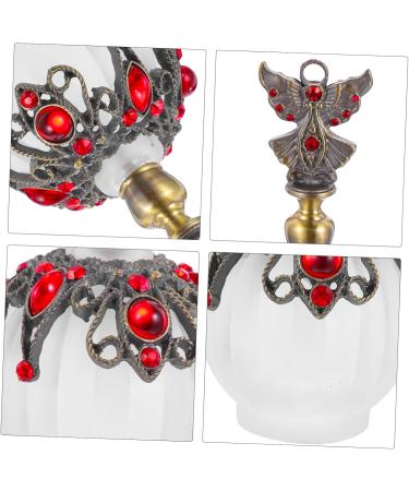 Angoily Perfume Bottle Essential Oil Bottle Glass Decorations Travel Delicate Red - Buy Online on SooperMarket.com