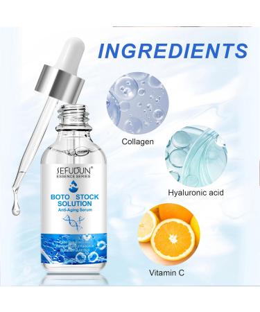 Boto-x Face Serum UK Boto-x Stock Anti Aging Serum for Face Boto-x Stock Solution Facial Serum Collagen Serum for Face Reduce Wrinkles Boost Skin Collagen Anti-Wrinkle Serum Hydrate & Plump Skin - Buy Online on SooperMarket.com