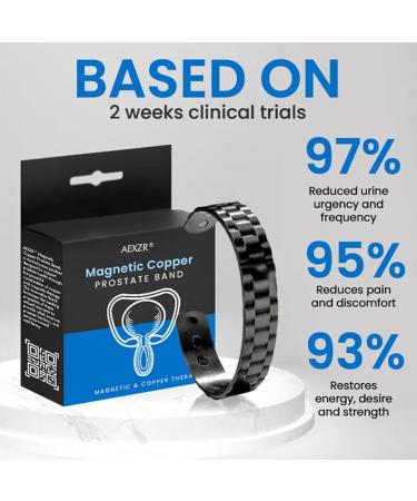 Prostapower Magnetic Copper Band Magnetic Copper Prostate Band Magnetic Copper Prostate Bracelet Improves Blood Circulation Magnetic Copper Bracelet for Unisex 1pcs - Buy Online on SooperMarket.com