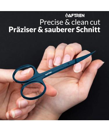 Nail Scissors Toenail Scissors Mustache Face Nose Ears Hair Care Beauty Cuticle Scissors Manicure Pedicure Sharp Curved Blades Professional Scissors for Men Women 3.7 - Buy Online on SooperMarket.com