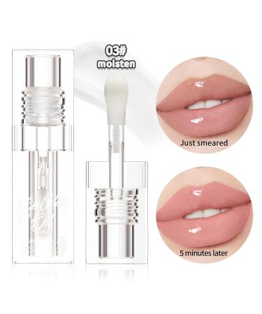 Shop Vegan Lip Plumping Gloss: Waterproof Long-Lasting Moisturizing Lip Oil in Clear Black Cherry & Black | Hydrating Liquid Lipstick - Buy Online on SooperMarket.com