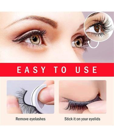 Glazy Boo Self Adhesive False Eyelashes - Reusable, Natural Look (4pcs) - Buy Online on SooperMarket.com