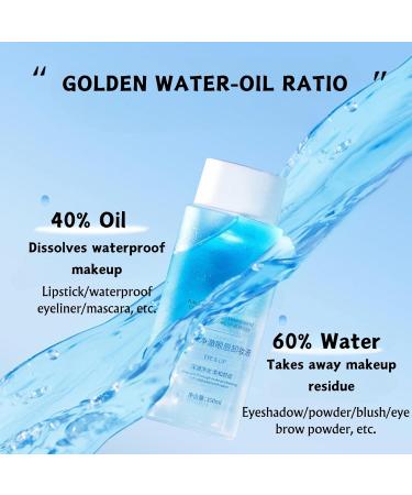 Trendyfave Lip & Eye Makeup Remover Cleansing Oil Makeup Remover For Sensitive & Dry Skin Waterproof Mascara Remover Moisture Deep Cleansing Oil Pure And Light Oil Cleanser With Aloe & Vitamin B5 - Buy Online on SooperMarket.com