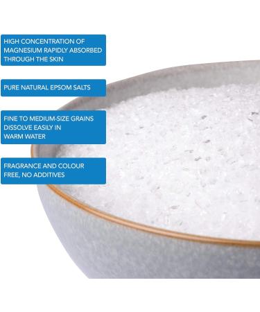 Pure Epsom Salts 5 kg | Magnesium Sulphate Bath Salt - Pack of 1 - Buy Online on SooperMarket.com
