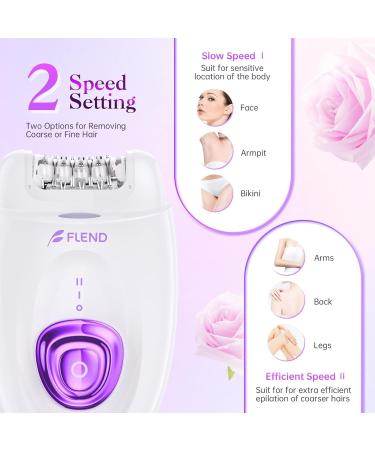 Epilator for Women Epilator for Women Legs Pluxy Hair Removal for Face Electric Shaver & Epilator Face Epilator for Women 2 in 1 Body Trimmer Razor with LED Light for Underarms Legs Arms Bikini Ep1128-6 - Buy Online on SooperMarket.com