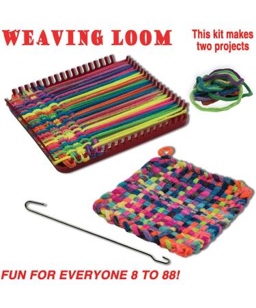 Pepperell Weaving Loom Retro Craft Kit - Red | DIY Crafts Supplies - Buy Online on SooperMarket.com