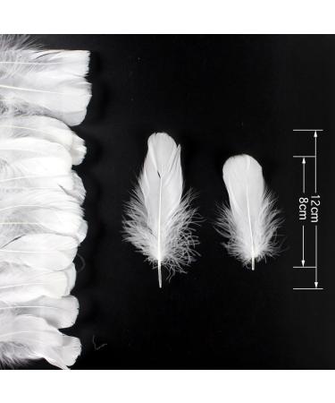 Coceca 500pcs White Feathers - Ideal for DIY Craft, Wedding & Party Decor - Buy Online on SooperMarket.com