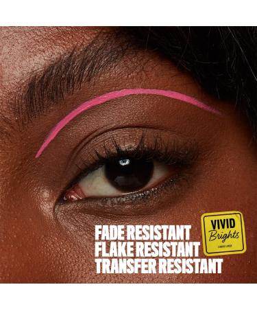 NYX Vivid Brights Liquid Liner - Don't Pink Twice 08 - Smear-Resistant Eyeliner - Buy Online on SooperMarket.com