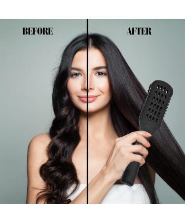CCbeauty Boar Bristle Hair Straightener Clamp Comb - Detangler & Styling Tool - Buy Online on SooperMarket.com