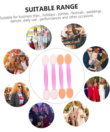 BELLIFFY 80pcs Sponge Makeup Stick Makeup Brush Eyeshadow Cosmetic Eye Shadow Sponge Non Latex - Buy Online on SooperMarket.com