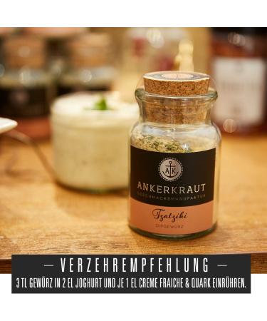 Ankerkraut Tzatziki Spice Mix - Greek Dip for Mezedes Gyros & Souvlaki | 170g Aroma Density Bag - Shop Internationally! - Buy Online on SooperMarket.com