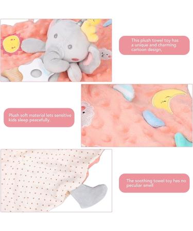 WBTY Baby Security Blanket: Super Soft Plush Elephant Cuddle Toy with Teether for Newborn Boys and Girls - Buy Online on SooperMarket.com