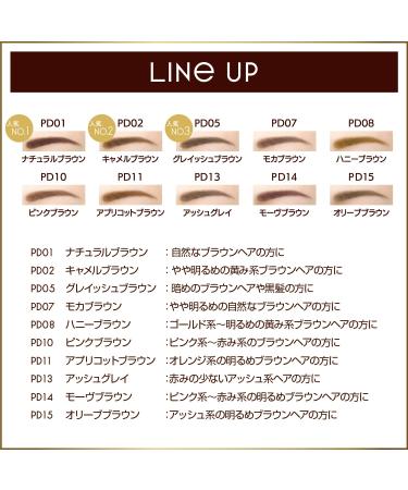 EXCEL Powder & Pencil Eyebrow PD02 Camel Brown - Professional Eye Makeup - Buy Online on SooperMarket.com
