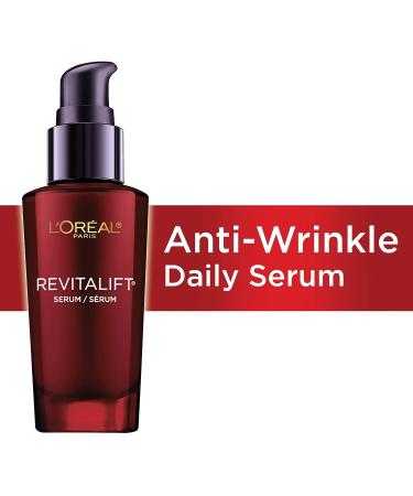 L'Oreal Paris Revitalift Triple Power Anti-Aging Face Serum 1 Fl Oz - Hyaluronic Acid & Pro-Xylane for Wrinkle Repair - Buy Online on SooperMarket.com