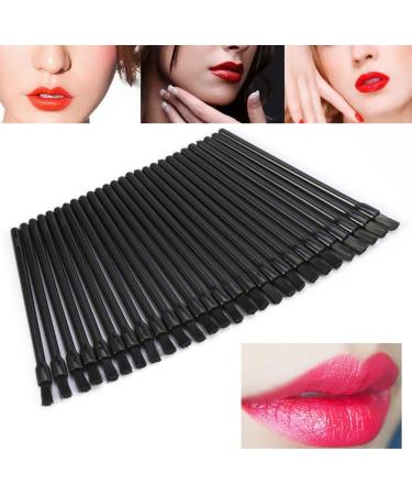 50Pcs/Set Disposable Lip Brush Lip Applicator Wands micro brushes Makeup Tool Kits Lip Gloss Brush Black Lipstick Concealer Brushes Beauty Tool - Buy Online on SooperMarket.com