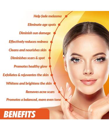 Kojic Acid + Turmeric Soap Bar - Brighten Skin Tone, Even Complexion - 4oz Made in USA - Buy Online on SooperMarket.com