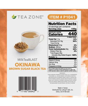 Tea Zone 2.2 lbs Milk Tea BLAST Okinawa Brown Sugar Powder - Buy Online on SooperMarket.com