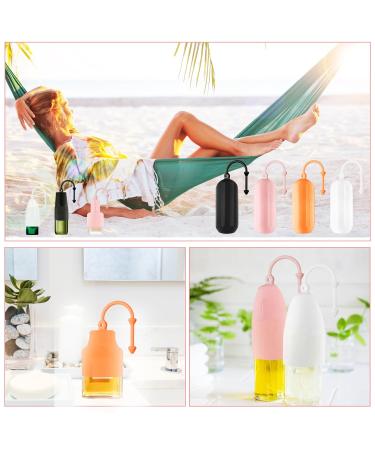 Travel Silicone Bottle Covers - 8 Pack Reusable Protective Spout Accessories for Shampoo & Shower Gel - Safe & Durable Travel Containers - Buy Online on SooperMarket.com