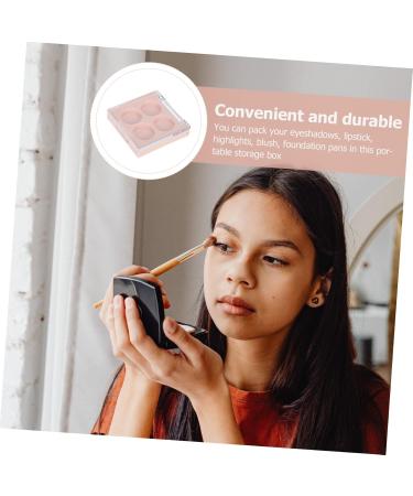 WOFASHPURET Makeup Pallette 2pcs Eye Shadow Replacement Box Loose Powder Filling Travel Convenient Eyeshadow Lipstick Tray - Buy Online on SooperMarket.com